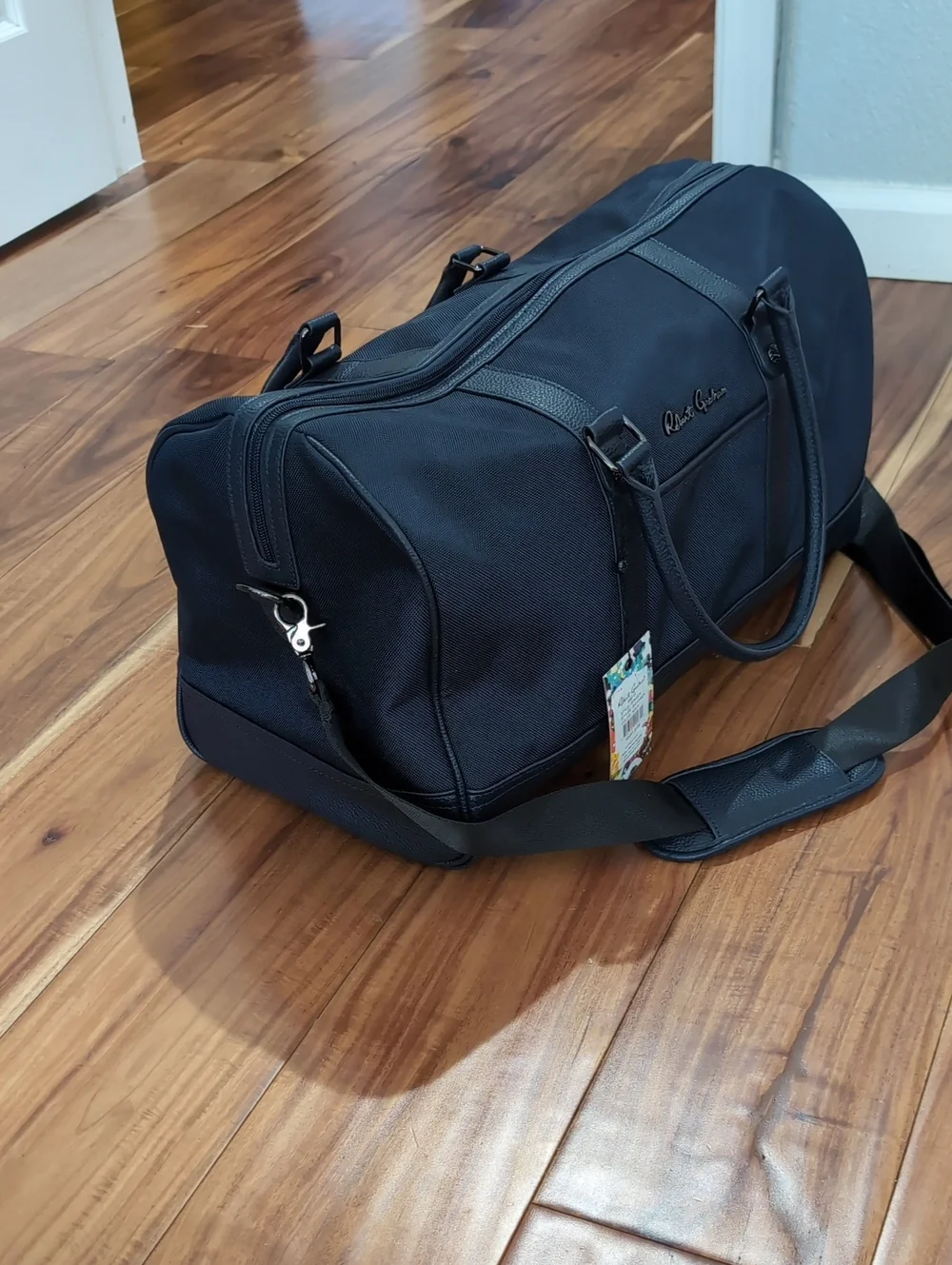 Robert Graham Water-repellent Studded Bottom Deep Navy Overnight Bag Nwt❤️
